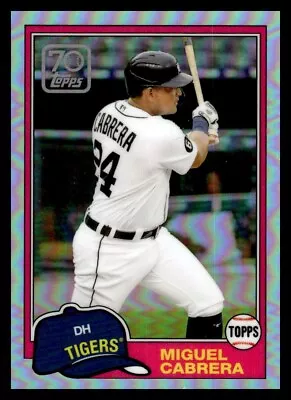 2021 Topps 70 Years Of Baseball Chrome Refractor Miguel Cabrera #70YTC-31 • $3.69