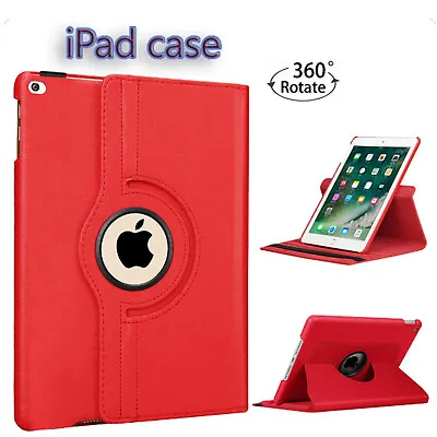 Smart Case For Apple IPad Air 2/iPadGen6th/Pro9.7 360° Rotating Stand Cover • £3.49