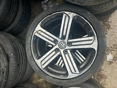 Vw Volkswagen Golf 18  Genuine Cadiz Alloy Wheel With Tyre 5g0601025dq 1 • £125