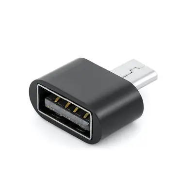 USB 2.0 A Female To Micro USB B 5 Pin Male Plug OTG Adapter Converter F/M Phone • £2.60
