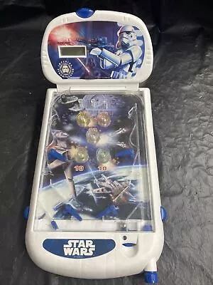 Star Wars Tabletop Electronic Pinball Machine Game Works! Need Batteries • $35