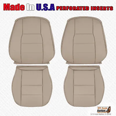 2013 2014 Mercedes Benz C250 C300 C350 Driver Passenger Leather Seat Cover Tan • $161.49