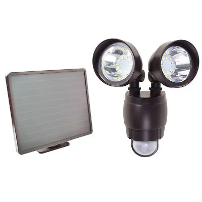 20 SMD LED Dual Security Detector Solar Spot Light Motion Sensor Floodlight • $19.99