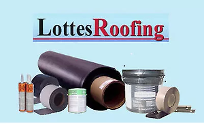 EPDM Rubber Roofing Kit LATEX BONDING - 40000 Sq.ft. BY THE LOTTES COMPANIES • $79539.35