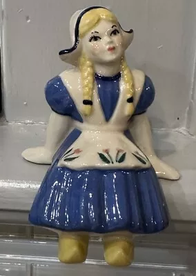 Ceramic Arts Studio Vintage Dutch Girl Shelf Sitter 4.25” • $15