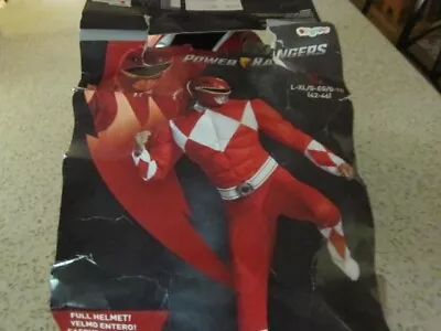 Power Ranger Mighty Morph Adult Sze XL 42-46 Red Costume • $9.99