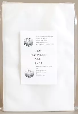 $34.97 • Buy 5 Mil 8x12, 125ct FLAT CHAMBER BAG Vacuum Seal Food Machines ARY VacMaster 