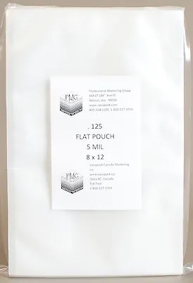 5 Mil 8x12 125ct FLAT CHAMBER BAG Vacuum Seal Food Machines ARY VacMaster  • $34.97