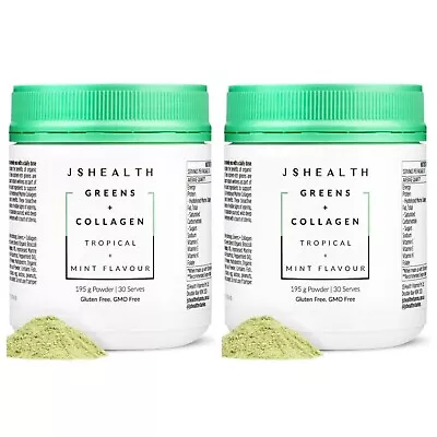 2pc JS HEALTH Greens + Collagen 195g RRP $120 • $69