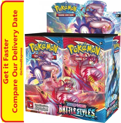 $199.95 • Buy NEW POKEMON TCG Sword And Shield Battle Styles Booster Box Factory Sealed Box