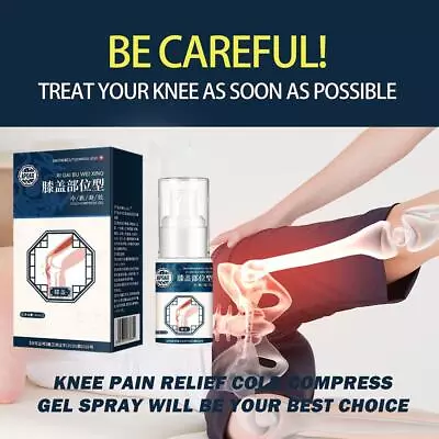 £3.44 • Buy Herbal Cold Compress Spray For Joint Lumbar Pain Relief Knee Support