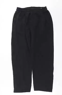 Carabou Mens Black Cotton Jogger Trousers Size L L27 In Regular • £7.50