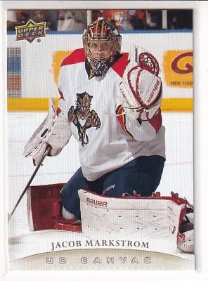 11/12 Ud Upper Deck Canvas Jacob Markstrom Card #c153 • $0.72