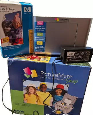 Epson PictureMate Snap Personal Digital Compact Photo Lab Inkjet Printer PM 240 • $109