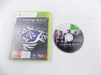 Mint Disc Xbox 360 Saints Row The Third - No Manual Free Postage • $5.90