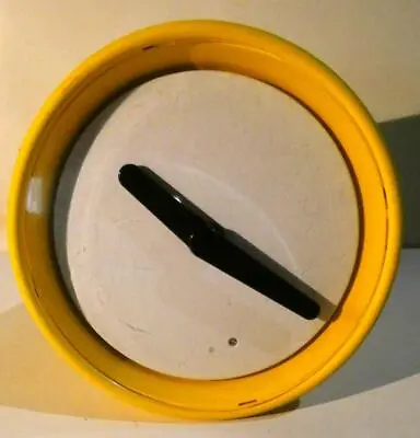 Heny Preutz Ikea Yellow Rubber Stolpa Minimalist Modern Table/Desk Clock • $56.69
