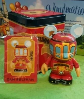 DISNEY Vinylmation 3   San Francisco Red Cable Car Trolley With Tin - SEALED NEW • $9