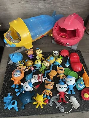 Octonauts Toys Gup S & Gup X Figures Bundle Creatures Playset • £41.99