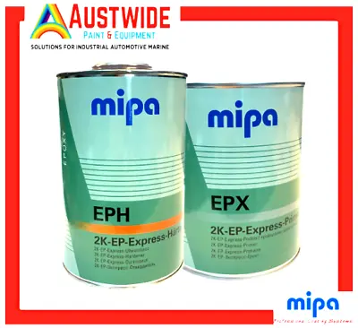 2K Epoxy Primer Kit Mipa EPX / EPH 1:1 Ratio  Automotive Paint 4 Litre Kit • $175