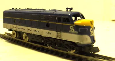 Lima N Scale Chesapeake And Ohio  Rr F7? Diesel A Unit 4012 Product Of Italy • $15.99