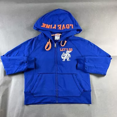 Florida Gators Jacket Medium Blue Women Pink Victoria Secret 5th & Ocean Ncaa • $19.99