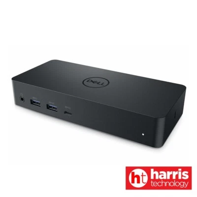 (Used) Dell D6000 4K HDMI DP USB-C (Type-A+C) Docking Station With Power Adapter • $90