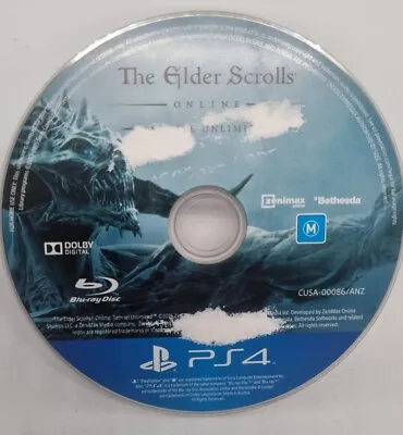 The Elder Scrolls Online Tamriel Unlimited ( PlayStation 4 / Ps4 ) - Disc Only • $8