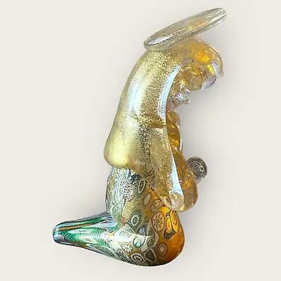 Vintage Murano Glass Angel Figurine Signed Gambaro & Poggi Art Glass Italy • $290