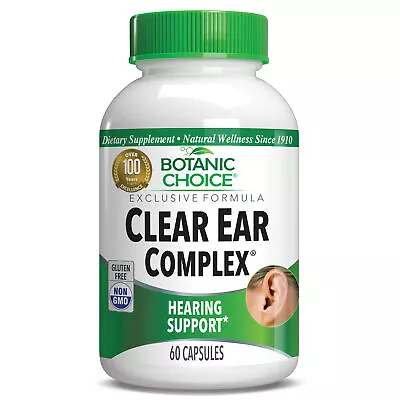 Botanic Choice Clear Ear Complex® Hearing Dietary Supplement 60 Capsules • $30