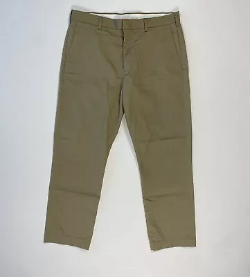 J Crew Ludlow Slim Mens 32x26 Career Casual 3X Dry Modern Khaki Chino • $15.99