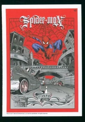 2011 Stussy Marvel | Spider-Man #10 | Mister Cartoon | Series 2 | Creased Corner • $1
