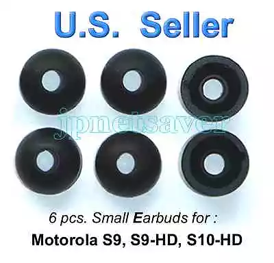 6 Small Motorola S9 S9-HD S10-HD Replacement Earbuds - Motorokr Eargel Eartips • $6.95