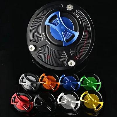 Keyless Gas Fuel Tank Cap Cover Fit For Yamaha YZF R6 R1 R25 MT07 09 YZF1000 FZ1 • $27.49