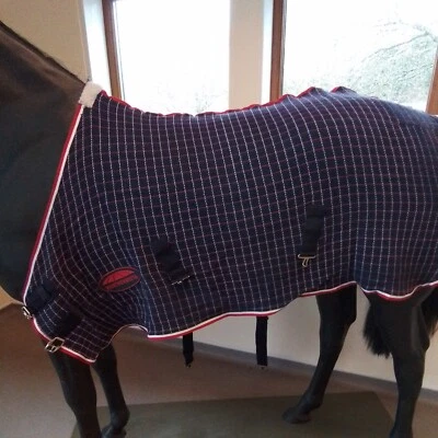 £30 • Buy WeatherBeeta 5ft 3ins Red, White, Navy Waffle Cooler Standard Neck Rug (Ayl635)