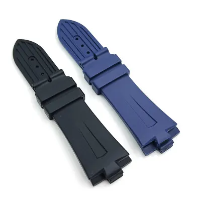 25mm - 8mm Rubber Band Strap For Vacheron Constantin 47450 49150 47040 Watch • $14.99