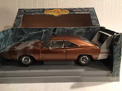 Dodge Charger 1969 Daytona Superbird Auto Club 1/18 Cwc Ertl American Muscle New • $99.99