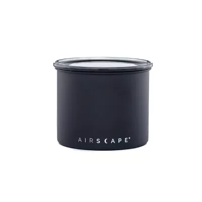 Airscape Classic Coffee Canister 4  Airtight Storage Container Matte Black 0.95L • $49.16