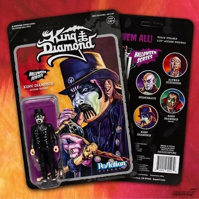 KING DIAMOND Modern Version ReAction Figure Limited Edition Punched Heavy Metal • $28.93