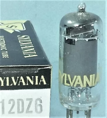 12dz6/12ek6 Tube Sylvania Nib Tested & Boxed Vintage Commercial Surplus • $8.09