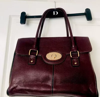 £5.99 • Buy Ladies Large “jane Shilton” Burgundy Shoulder  Bag  Used Twice 🌸 Vgc