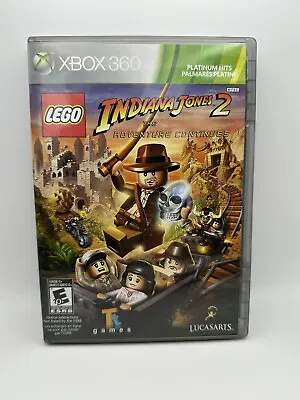 LEGO Indiana Jones 2: The Adventure Continues (Microsoft Xbox 360 2009) • $5.13