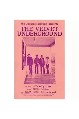 £5.99 • Buy The Velvet Underground A4 Poster And Prints | Art Prints | Framed | Wall Art 
