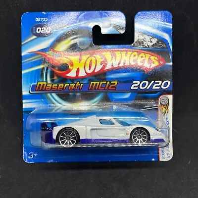 2005 Hot Wheels New Models - Realistix #20 Maserati MC12 (White Short Card) • $28.50