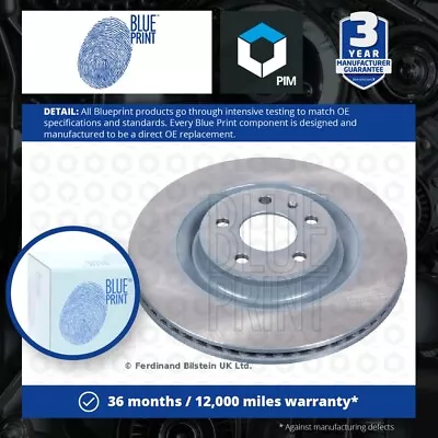 2x Brake Discs Pair Vented Rear 330mm ADV184344 Blue Print Set 4H0615601D New • $96.26