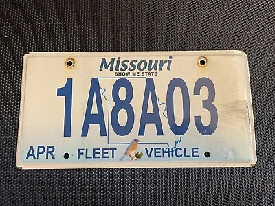 Missouri License Plate April Fleet Vehicle 1a8a03 • $9.99