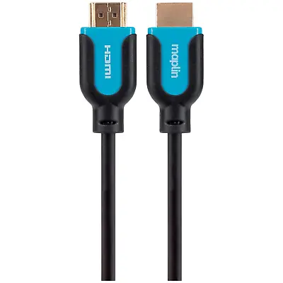 Maplin HDMI To HDMI 4K Ultra HD 30Hz Cable With Gold Connectors - Black • £12.99