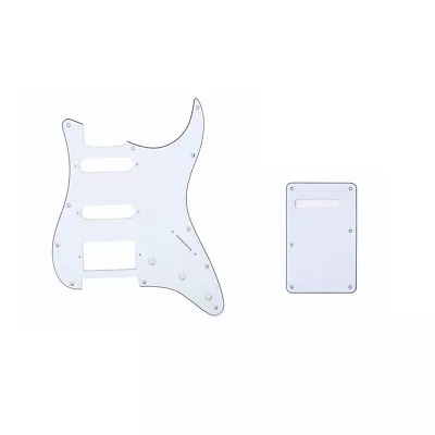 £13.91 • Buy Musiclily HSS Pickguard & Back Plate Set For Fender Standard Strat Modern Guitar
