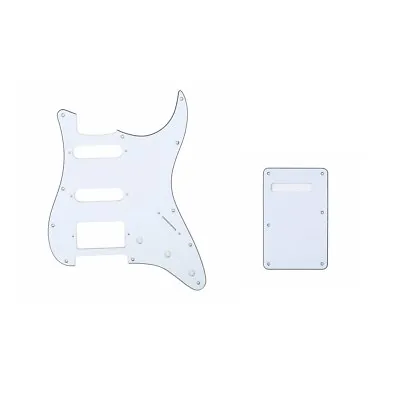 Musiclily HSS Pickguard & Back Plate Set For Fender Standard Strat Modern Guitar • $28.13