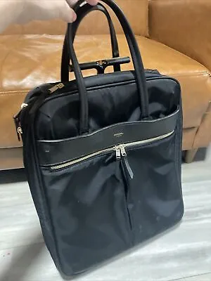 Knomo London Parklane 4-Wheel Carry-On Luggage Bag Wheeler Black - Used • $45.99