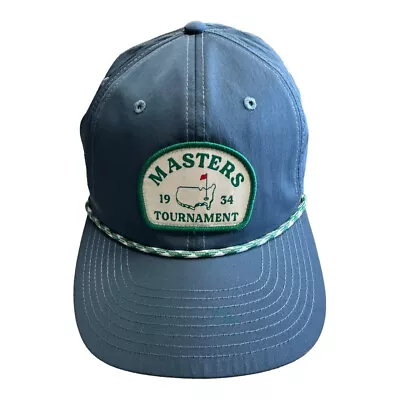 Masters Slate Blue Performance Tech Retro Patch Rope Hat (Green & White Rope) • $89.99